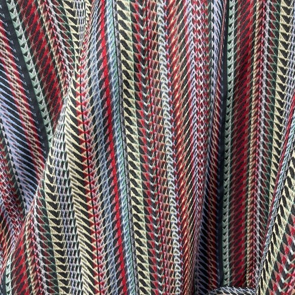 Creatures of the Wind Striped Silk Jacquard Boxy Fit Mini Shirt Dress - Picture 4 of 9